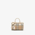 BURBERRY Mini Check Bowling Bag