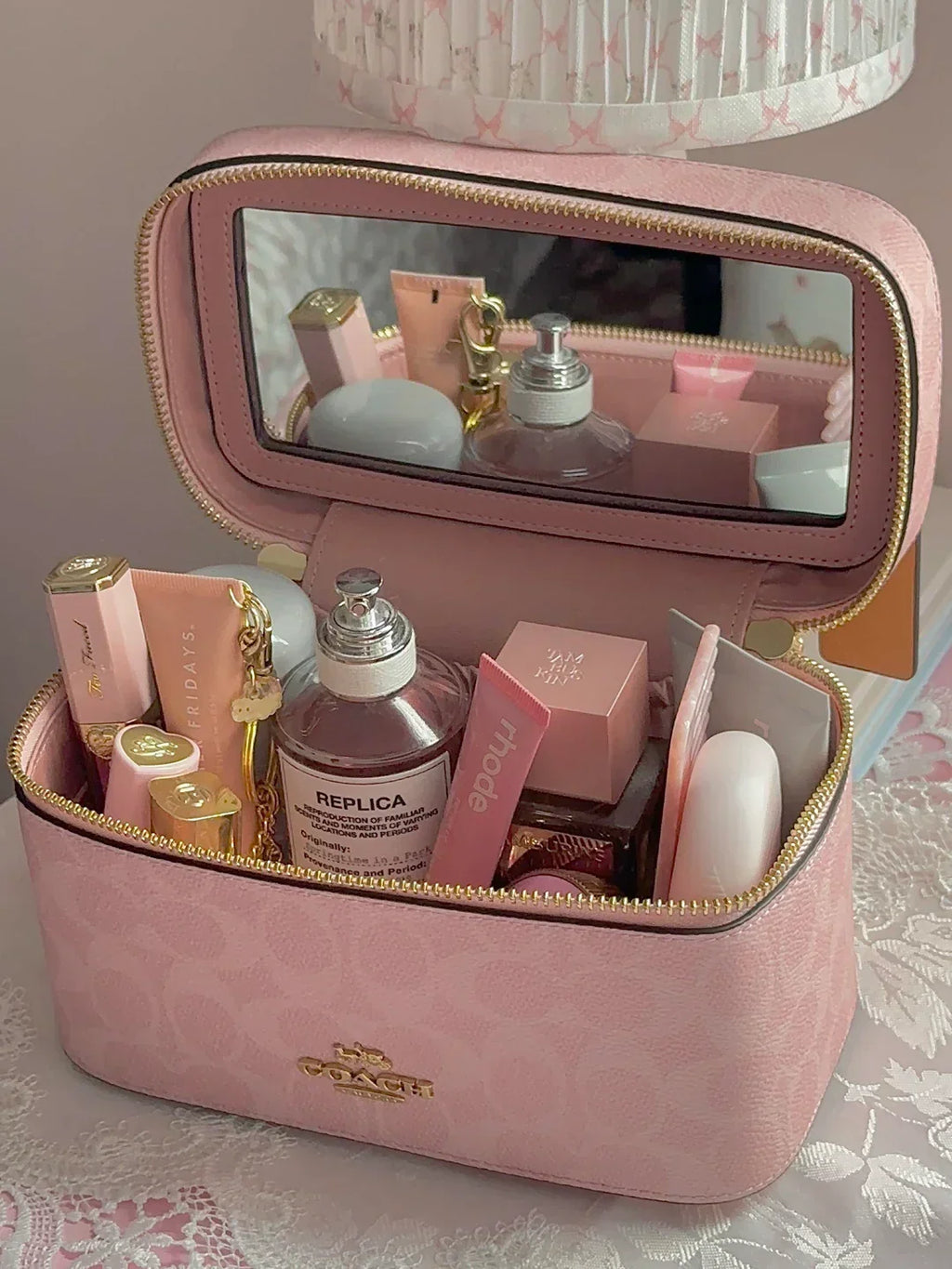 Signature Coach Cosmetics Bag